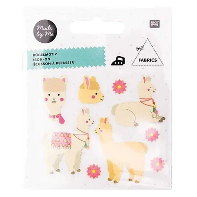 Produktbild von Made by Me | Bügelmotivset Alpaca 9 Stück