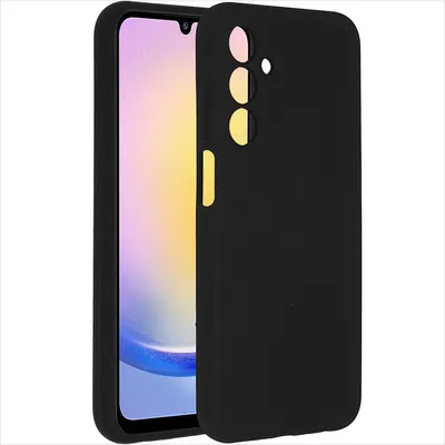 Produktbild von Accezz Liquid Silikoncase Samsung Galaxy A25 (5G) - Schwarz