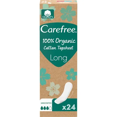 Zdjęcie produktu dla Carefree® Plus Long Organic 24 szt.