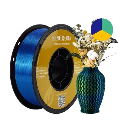 Zdjęcie produktu dla Filament Silk PLA, trójkolorowy, pakowany próżniowo, D-1KG