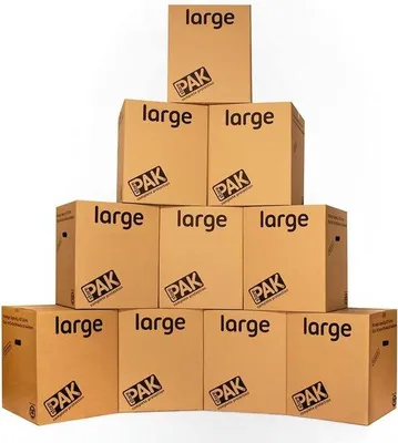 Productafbeelding van Grote Opbergdozen met Handgrepen - 116 Liter - 10 Stuks - 55x46x46cm
