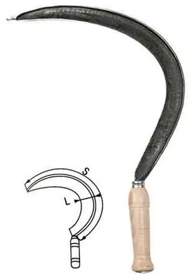 Immagine prodotto di FALCIOLA LISCIA FALCI n° 2/0 (S415/L27 mm)