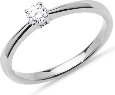 Produktbild von Weißgold Verlobungsring Diamant 0,15 ct. VR0135 (Größe: 56mm)
