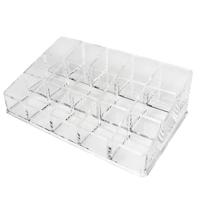 Immagine prodotto di Espositore per smalti a 15 scomparti Portarossetti Scatola portaoggetti per cosmetici Organizer Strumenti per il trucco