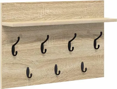 Obrázok produktu pre vidaXL Nástenný nočný stolík z dubového dreva Sonoma 60 x 40 x 12 cm