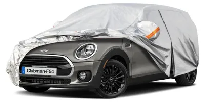 Image de Housse de protection pour voiture, imperméable et respirante, pour Mini Clubman F54, modèles de 2015 à 2024, couleur argent