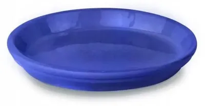 Produktbild von Polnix Keramik Untersetzer Blau 38 cm für Blumentöpfe