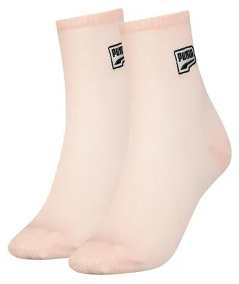 Produktbild von Halbhohe Damensocken aus Baumwolle – Pfirsich – 35-38