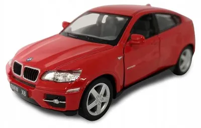 Obrázek produktu pro Kinsmart BMW X6 kovový model 1:38 červený
