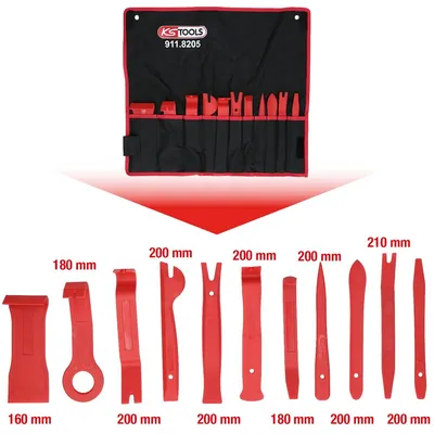 Immagine prodotto di KS TOOLS MASTER Kunststoffkeil-Satz, 11-tlg. (911.8205)