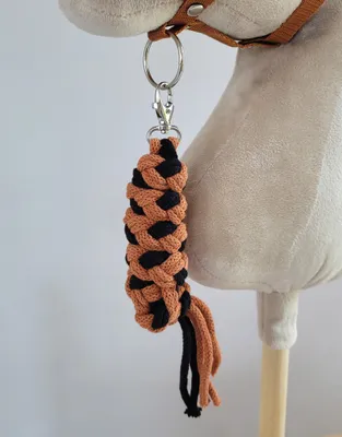 Produktbild von Hobby Horse Anbindeleine - schwarz-rot