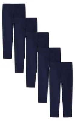 Produktbild von Minoti Leggings Baumwolle elastisch Dunkelblau Gr. 104 für Mädchen