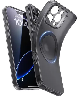Produktbild von Handyhülle MagSafe Kompatibel für iPhone 16 Pro Max, Stoßfest Dünn Schwarz