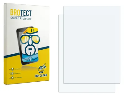 Produktbild von 2x Für SuperNote A5 Schutzfolie BROTECT Displayschutz Display Schutz Folie Klar Transparent