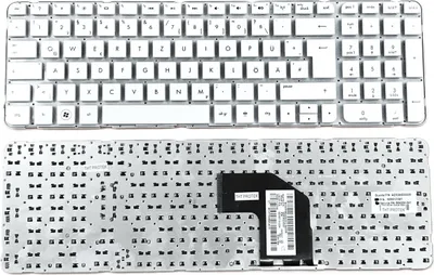 Image de FRANÇAIS - Clavier blanc sans cadre compatible avec HP Pavilion G6-2245sg, G6-2250sg