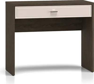 Produktbild von Konsole Kaius mit 1 Schublade, Kaschmir und Dunkles Holzoptik, 91.6cm