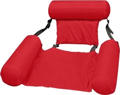 Immagine prodotto di Materasso gonfiabile, pieghevole, galleggiante, sedia da giardino, per spiaggia e piscina, rosa