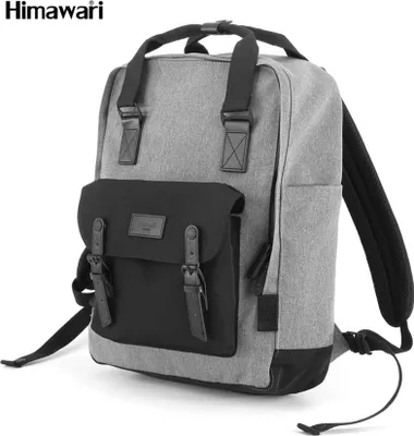 Produktbild von Himawari | Rucksack, mit Taschen, für 15'' Laptop, Schwarz, Grau, 31x44x15 cm