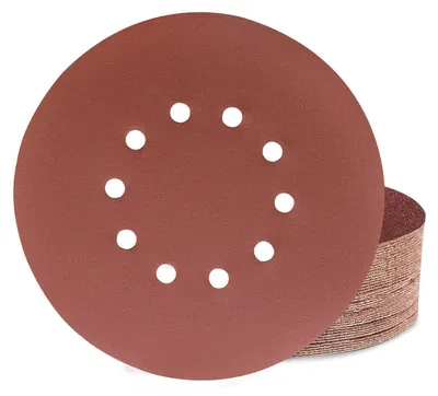 Produktbild von Schleifpapier 225mm Klett 10 Loch Körnung P240 40 Stück für Langhalsschleifer