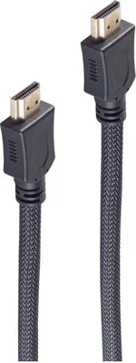 Imagen del producto de Cable HDMI, tipo A, con revestimiento HEAC, funda de nylon, 1 metro
