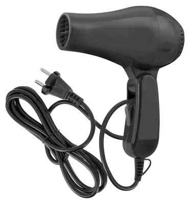 Image de Avizar, sèche-cheveux de voyage compact 750 W, pliable et à séchage rapide, noir