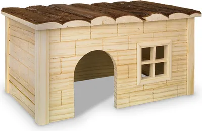 Produktbild von Nobby 25559, Haus, Nagetier, Holz, Holz, 1 Tür(en), 400 mm