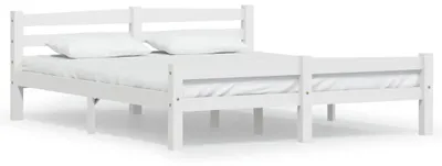 Immagine prodotto di vidaXL Letto in legno massiccio di pino bianco 160x200 cm
