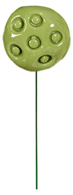 Produktbild von Keramikblume mit Stiel, realistische, handgefertigte Kunstblume, Vase für Zuhause, Büro, Wohnzimmer, farbenfrohe Dekoration aus künstlichen Blüten
