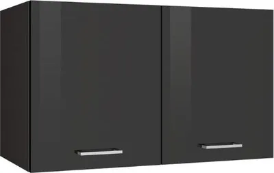Produktbild von Held Möbel Hängeschrank Mailand BxTxH 100 x 34 x 57 cm grau hochglanz zerlegt 310.6211