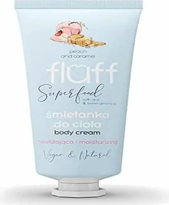 Image de Fluff Body Cream Peach with Caramel, 150 ml