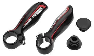 Produktbild von 1 Paar Lenkerendkappen aus Aluminiumlegierung für Mountainbikes, 22,2 mm