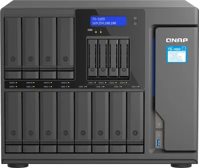 Immagine prodotto di QNAP TS-1655 NAS Tower Intel Atom® C5125 8 GB DDR4 0 TB QNAP Turbo System Nero