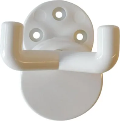Immagine prodotto di 10 ganci da parete, doppio, bianco crema