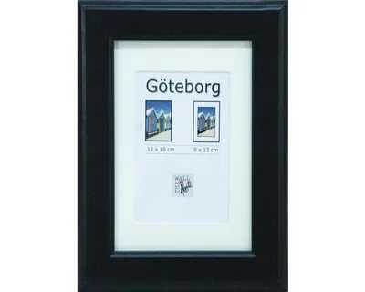 Produktbild von Portraitrahmen MDF Göteborg schwarz 13x18 cm