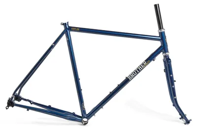 Produktbild von BROTHER CYCLES Fahrradrahmen - Größe 56 - Kepler Blue Metallic