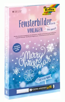Produktbild von folia Fensterbilder-Vorlage "Kalte Jahreszeit"