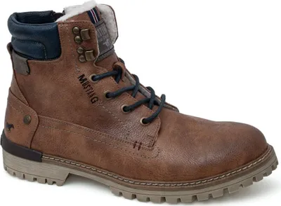 Produktbild von Mustang Herren Stiefelette Schnürboot warm gefüttert 4142-602 , Größe:44 EU, Farbe:Braun