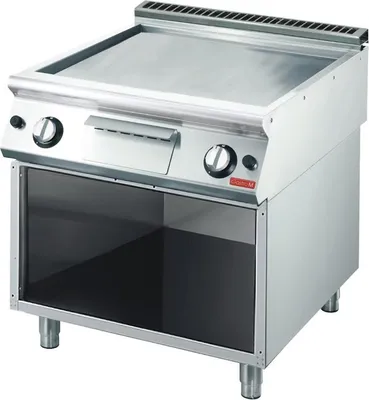 Produktbild von Gastro M Gasgrillplatte 70/80Ftgs-Fr Glatt Und Verchromt