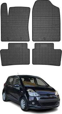 Produktbild von 2013-2019 Hyundai i10 Fußmatten Gummi Schwarz 4 tlg