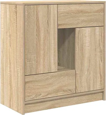 Immagine prodotto di Credenza con Cassetti e Ante Rovere Sonoma 70,5x34x74,5 cm