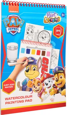 Produktbild von Canenco Paw Patrol - Wasserfarben-Malbuch PW24355V1