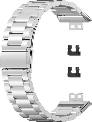 Produktbild von INF Edelstahl-Uhrenarmband für Huawei Watch Fit Silber