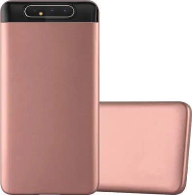 Obrázok produktu pre Cadorabo ochranné puzdro pre Samsung Galaxy A80 / A90 4G v ružovom puzdre na mobilný telefón TPU silikónové puzdro Cover Case