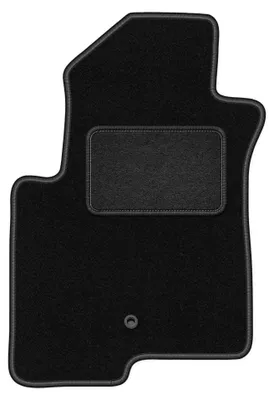 Produktbild von Fahrermatte Velours für Jeep Compass MK49 2007-2017 (SUV) – 1-tlg, Schwarz, passgenau – Wielganizator LUX