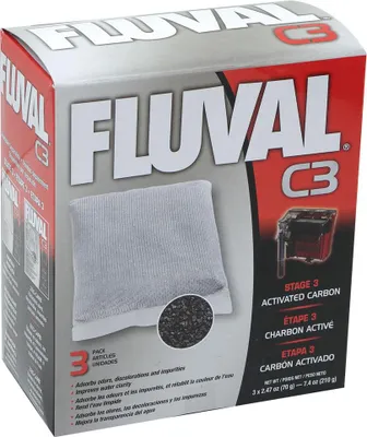 Immagine prodotto di Cartuccia di carbone Fluval per filtro C3 3 x 70 g