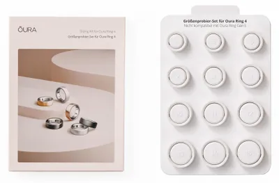 Produktbild von Oura Ring 4 Sizing Kit - Größe vor dem Kauf - Einzigartige Messklassifizierung f