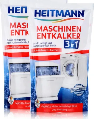 Produktbild von Heitmann Maschinen Entkalker 175g - Waschmaschinen und Geschirrspüler (2er Pack)
