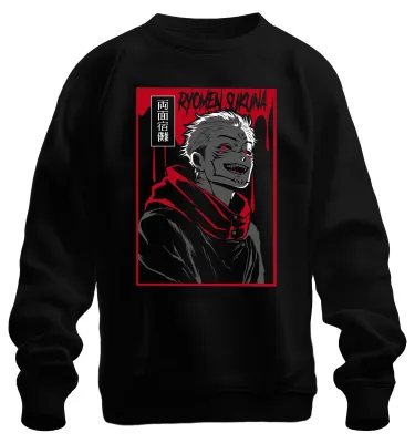Imagen del producto de Ryomen Sukuna, Jujutsu Kaisen, estética de anime, sudadera con capucha uni, color , talla S