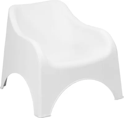 Produktbild von Dmora Outdoor-Sessel Agri 79x81 cm Weiß, ein Stuhl