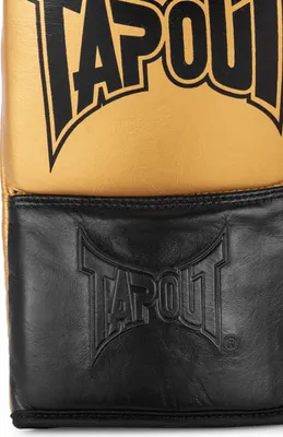 Image de Gants de boxe en cuir (1 paire) LOCKHART Gold/Black 08 oz R Tapout